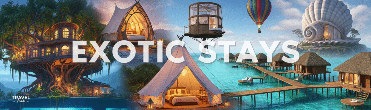 Exotic Stays Banner Travel Leak